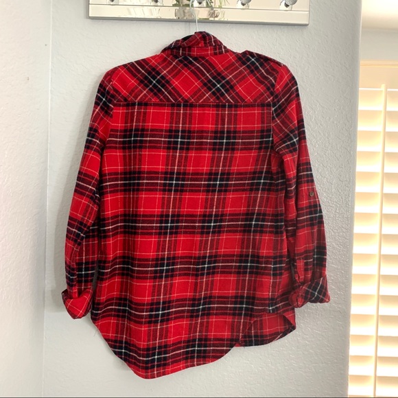 Market & Spruce Red Flannel size small - Picture 6 of 8
